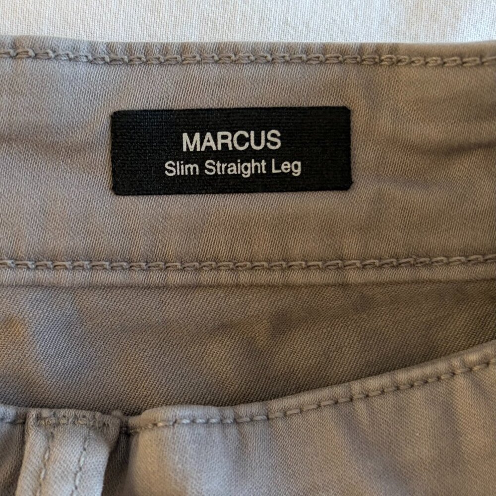 Mavi grey pants 32X30 slim straight leg stretch cotton - Picture 6 of 10